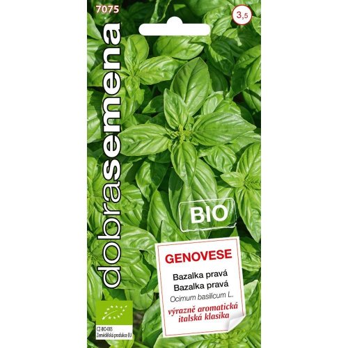 Bazalka pravá genovese bio 0,6g