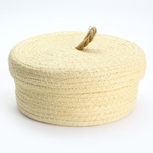 Košík papierové viečko tmavozelený veľký 28cm