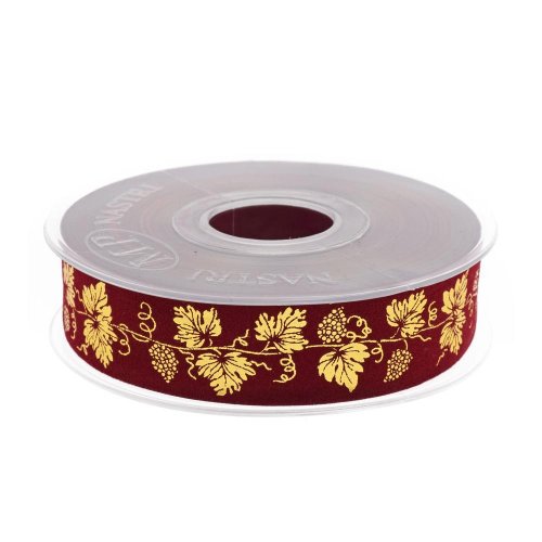 Stuha víno. bordó 2,5cm/10m 4705m 24
