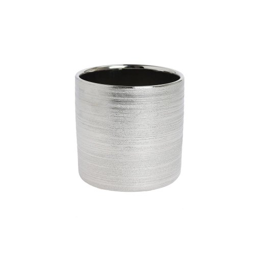 Obal keramika 10,8x10,5cm strieborný