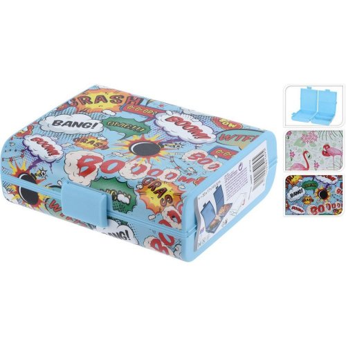 Box desiat.18.5 x 16 x 6.5 cm/3komor. dets. 2ass