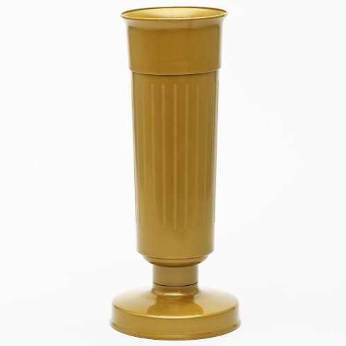 Váza so záťažou 35cm zlatá