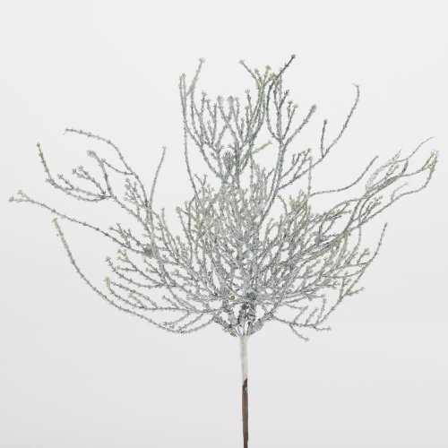 Zápich korál zel/biely 26cm