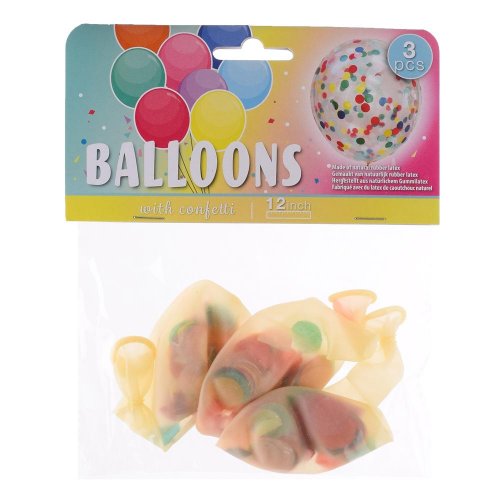 Balón s fareb. konfetami s/3
