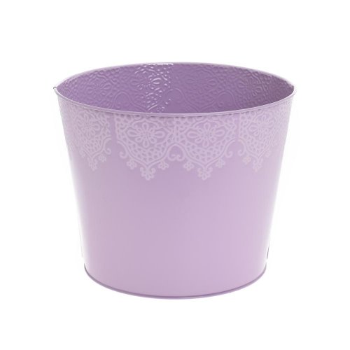 Obal plech ornament sv. fialový 25x20cm