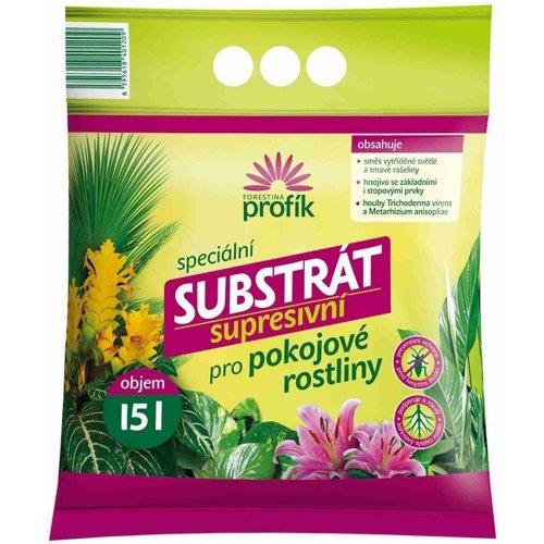 Profík - substrát supresívny pre izbové rastliny  15l /119/