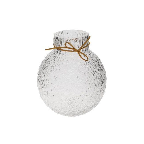 Váza sklo číra 7.5*17.5cm