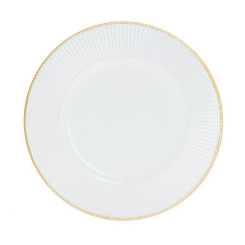 Tanier okrúhly biely plast 33cm