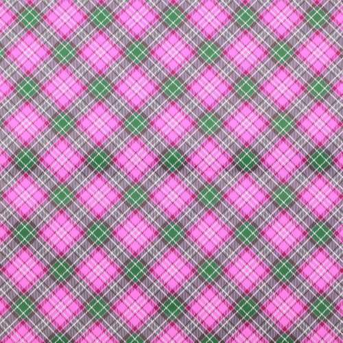 Papier bal. s/25 kraft karo ružové 0.7m0x1m *11530