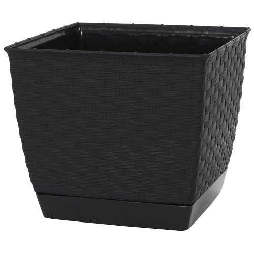 Drlk165 kvetináč ratolla square antracit 16,5x16,5xh14,2cm/2,5l