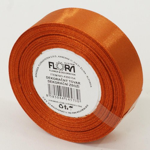 Saten stuha 20mm/15m farba 161 medená