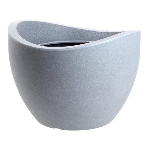 59564 kvetináč stony grey 250/40 - Umelé kvety