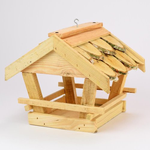 Krmítko drevo v26x30xh26cm biela