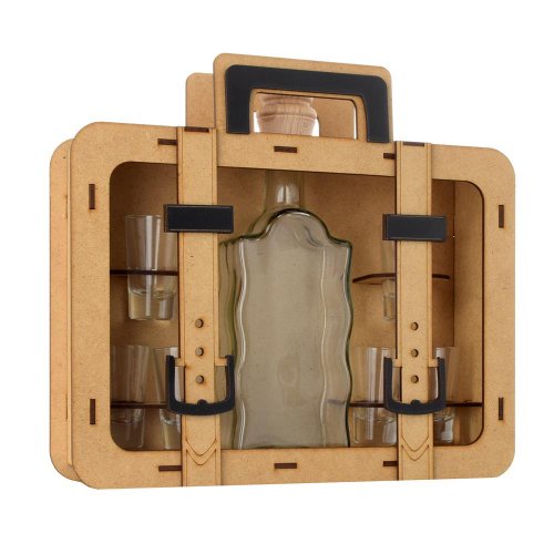 796 kufor drevo+sklo v28x30x7cm
