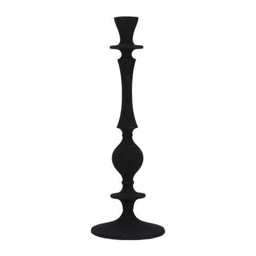 Svietnik na kónic. svieč. 31cm čierny //a67101860