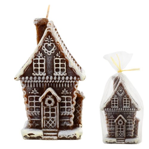 Perníkový domček veĺký hnedý 11x19