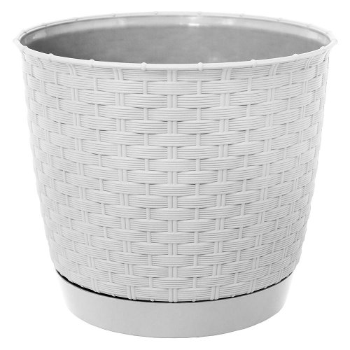 Drlo145 kvetináč ratolla round biely 14,5xh12,7cm/1,2l