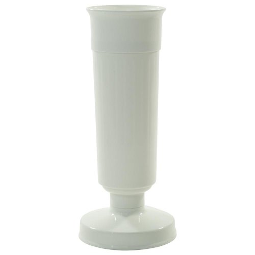 Váza so záťažou 35cm biela
