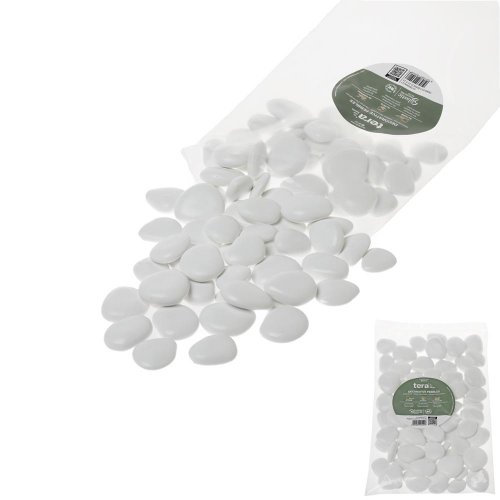 Kamene pebbles s biele 3-4cm