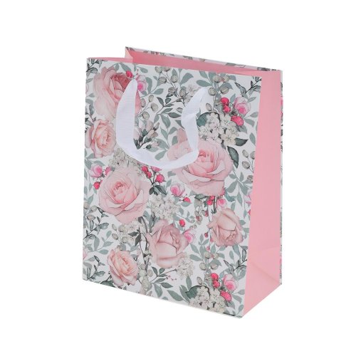 Agb1014103 taška darč. 20x25x10cm gorgeous roses - Umelé kvety