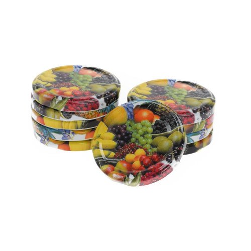 Pevná cena viečka s/10ks ovocie fi 66 /6913/