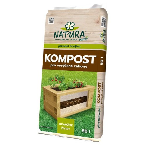 Pevná cena natura kompost na vyvýšené záhony 50l/51/