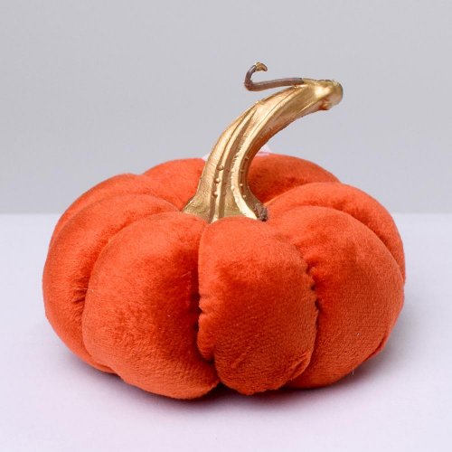 Tekvica plyš oranž 11x4x8cm - Lampáše