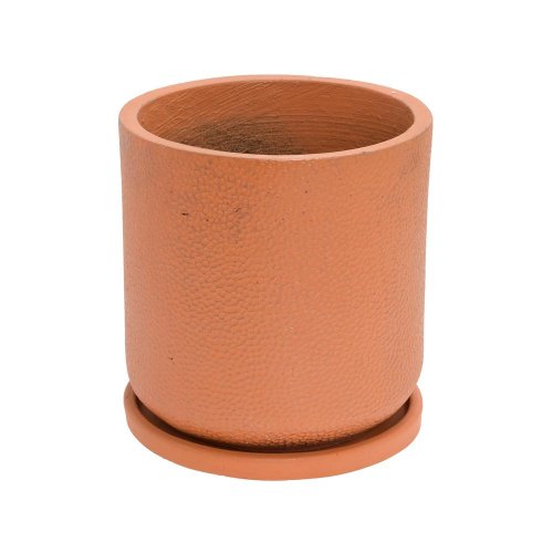 J145 kvetináč + miska belle metal antik bronzová 44x43,5cm l