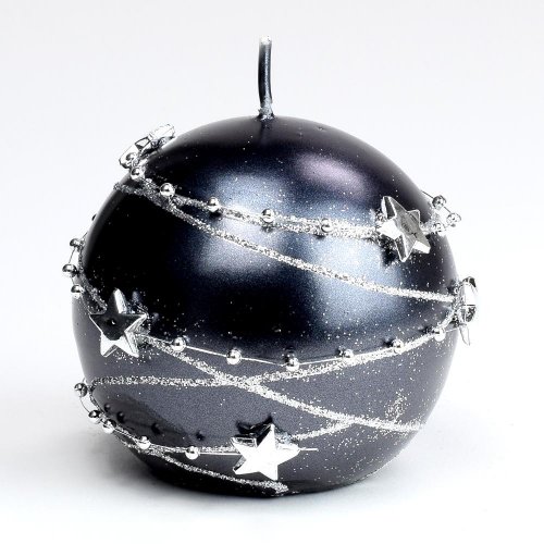 Girlanda guľa 80 čierna