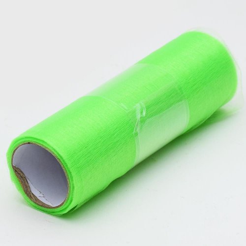 Organza rolka 16cmx6m farba 45 bl.zelená