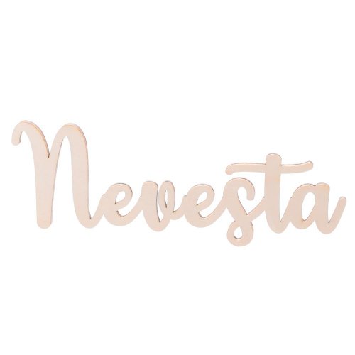 Výrez nápis ,,nevesta,, č.07