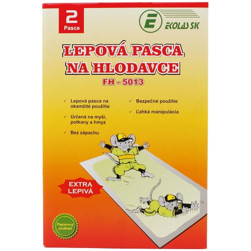 Lepová pasca na hlodavce malá-kartónová
