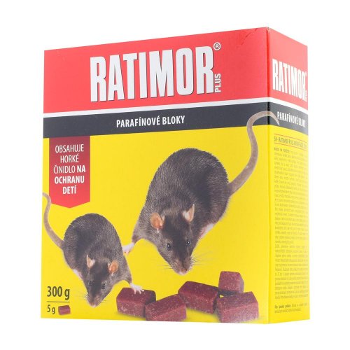 Ratimor plus paraf.bloky 300g