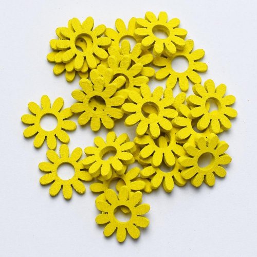 Výrez kvietok žltý 2cm s/60 super cena