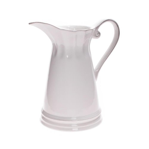 Váza džbán keramika 20x11x23cm biely