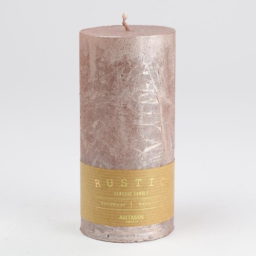 Rustic metalic val.7x15 rose gold