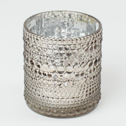 Svietnik sklo sivý 8,5x10cm super cena