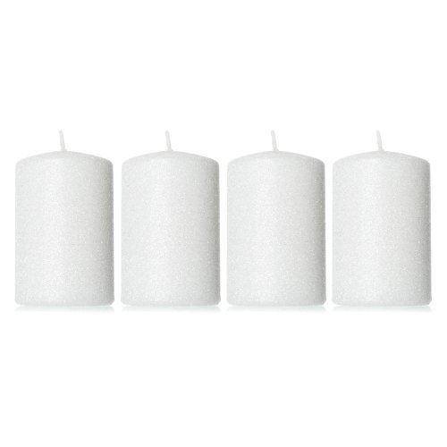 Valec 4-pack gliter biely 6x9