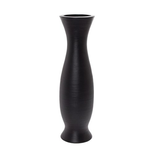 Váza na suché aranžovanie v58cm čierna