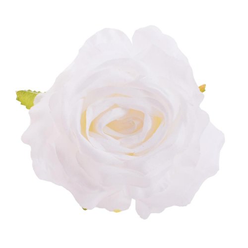 Hlava ruža biela priem:10cm bal:12ks
