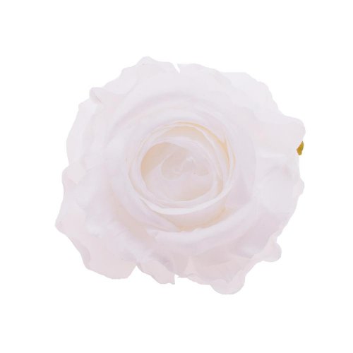 Hlava ruža biela bal:6 8cm