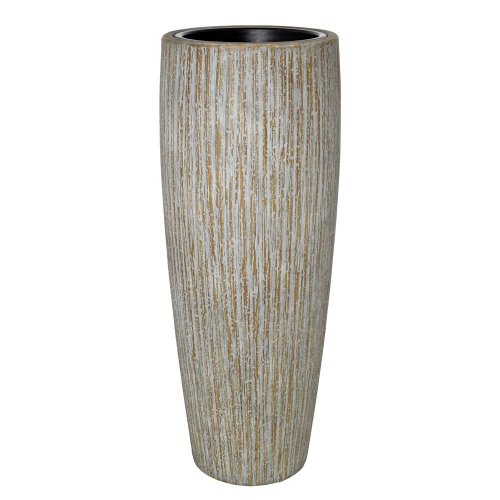 Kv-21 váza umelý kameň vysoká a, sivo-hnedá +vklad 47x120