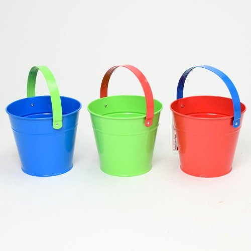 Kýblik pr.16x13cm kov detský do piesku mix farba