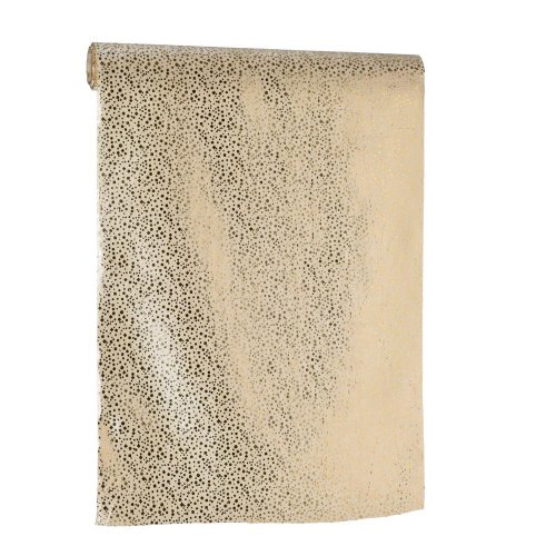 Vian. organza vz. bodky kré/zla textil 35*300cm - Vianočné dekorácie