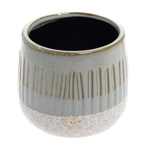 Obal keramika 12*12*10 šedobiely