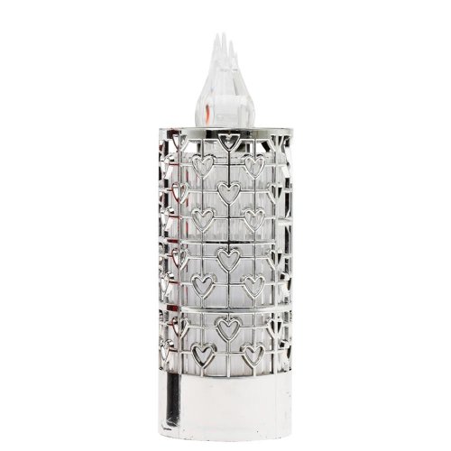 Svet.led ažur srdce 15cm silv.cool+white/5/23/slc