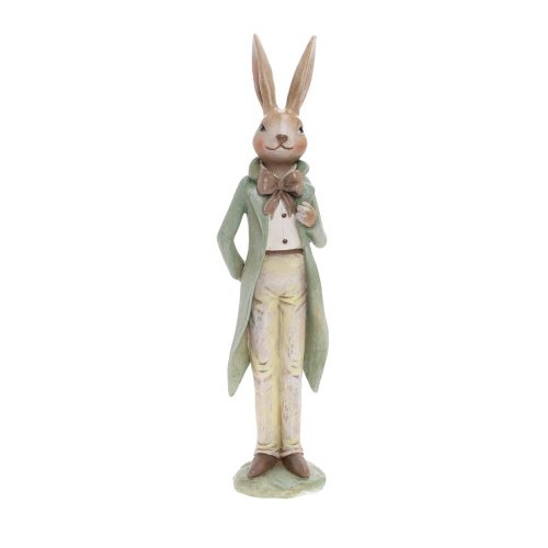 Zajac sivo-biely poly 7,5*6*31,5cm
