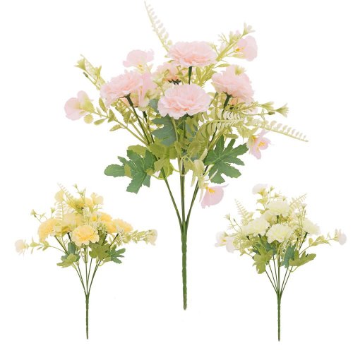 Kytica dalia, drob.kvety, zeleň mix/3f 30cm