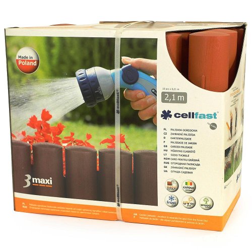 Palisáda plast.2,1m maxi terakota