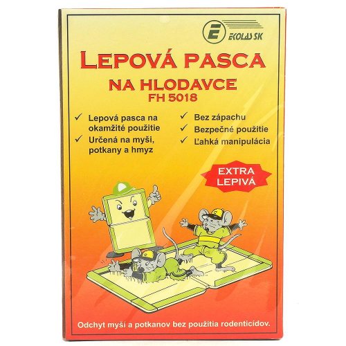 Lepová pasca kartónová malá -knižka